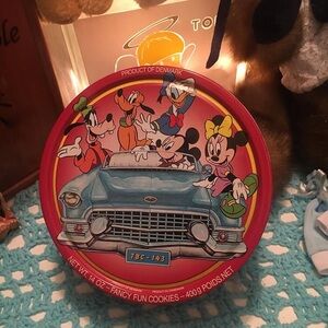 1980 M I C K E Y Cookie tin